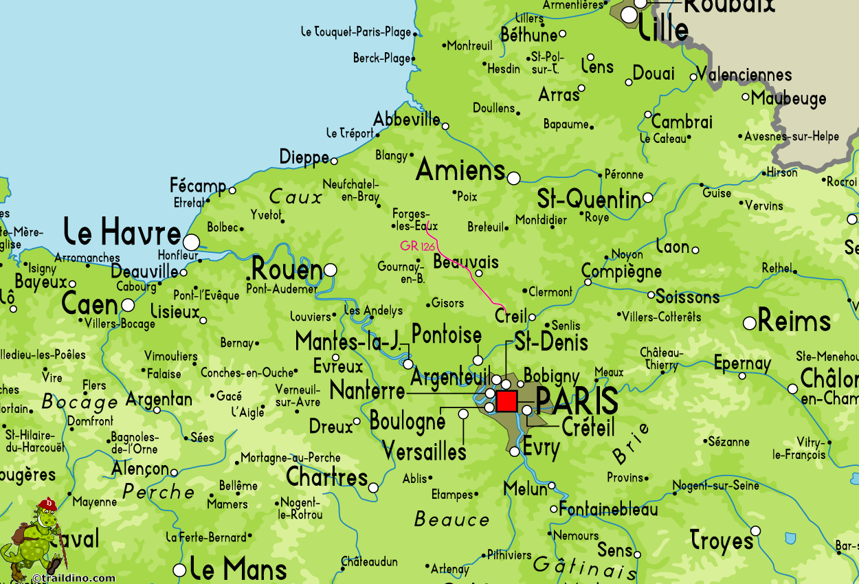 Map Of Northern France Recana Masana